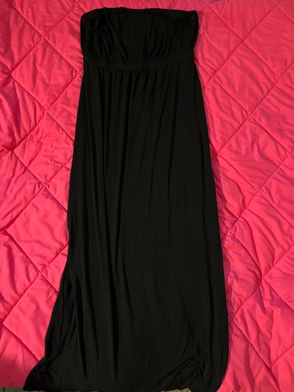 Apt. 9 Black Strapless Maxi Dress